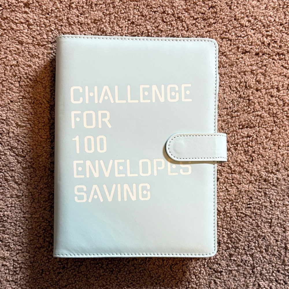 Light Blue Savings Envelope Organizer